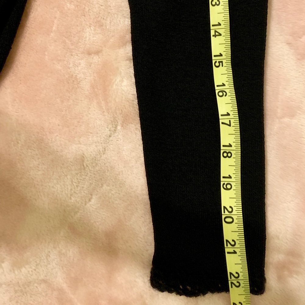 Talbots black knit dress with sweater size Petite - Picture 7 of 8